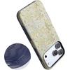 image:imageCasely iPhone 17 Pro Max Case  Midnight Onyx  Black Shimmer  Bold Protective Design  Compatible with MagSafeBoho Blooms  Golden Floral