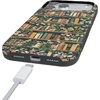 image:imageCasely iPhone 17 Pro Max Case  Midnight Onyx  Black Shimmer  Bold Protective Design  Compatible with MagSafeBook Nook  Floral Library