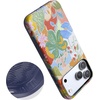image:imageCasely iPhone 17 Pro Max Case  Midnight Onyx  Black Shimmer  Bold Protective Design  Compatible with MagSafeBotanical Blooms  Floral Patchwork