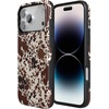 image:imageCasely iPhone 17 Pro Max Case  Midnight Onyx  Black Shimmer  Bold Protective Design  Compatible with MagSafeCowgirl Envy  Cow Print