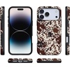 image:imageCasely iPhone 17 Pro Max Case  Midnight Onyx  Black Shimmer  Bold Protective Design  Compatible with MagSafeCowgirl Envy  Cow Print