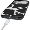 image:imageCasely iPhone 17 Pro Max Case  Midnight Onyx  Black Shimmer  Bold Protective Design  Compatible with MagSafeCurrent MOOd  Cow Print