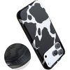 image:imageCasely iPhone 17 Pro Max Case  Midnight Onyx  Black Shimmer  Bold Protective Design  Compatible with MagSafeCurrent MOOd  Cow Print