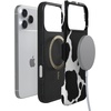 image:imageCasely iPhone 17 Pro Max Case  Midnight Onyx  Black Shimmer  Bold Protective Design  Compatible with MagSafeCurrent MOOd  Cow Print