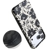 image:imageCasely iPhone 17 Pro Max Case  Midnight Onyx  Black Shimmer  Bold Protective Design  Compatible with MagSafeDark Fantasy  Contrast Floral