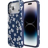 image:imageCasely iPhone 17 Pro Max Case  Midnight Onyx  Black Shimmer  Bold Protective Design  Compatible with MagSafeFloral Forest  Navy Cherry Blossom Floral