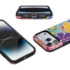 image:imageCasely iPhone 17 Pro Max Case  Midnight Onyx  Black Shimmer  Bold Protective Design  Compatible with MagSafeFlower Patch  MultiColor Floral