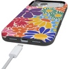 image:imageCasely iPhone 17 Pro Max Case  Midnight Onyx  Black Shimmer  Bold Protective Design  Compatible with MagSafeFlower Patch  MultiColor Floral