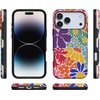 image:imageCasely iPhone 17 Pro Max Case  Midnight Onyx  Black Shimmer  Bold Protective Design  Compatible with MagSafeFlower Patch  MultiColor Floral