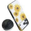 image:imageCasely iPhone 17 Pro Max Case  Midnight Onyx  Black Shimmer  Bold Protective Design  Compatible with MagSafeGolden Garden  Yellow Sunflower