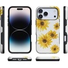 image:imageCasely iPhone 17 Pro Max Case  Midnight Onyx  Black Shimmer  Bold Protective Design  Compatible with MagSafeGolden Garden  Yellow Sunflower