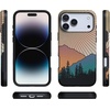 image:imageCasely iPhone 17 Pro Max Case  Midnight Onyx  Black Shimmer  Bold Protective Design  Compatible with MagSafeGolden Hour  Mountain Sunset