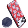 image:imageCasely iPhone 17 Pro Max Case  Midnight Onyx  Black Shimmer  Bold Protective Design  Compatible with MagSafeId Pick You  Red Strawberry