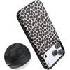 image:imageCasely iPhone 17 Pro Max Case  Midnight Onyx  Black Shimmer  Bold Protective Design  Compatible with MagSafeLost in Spots  Cheetah Print