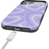 image:imageCasely iPhone 17 Pro Max Case  Midnight Onyx  Black Shimmer  Bold Protective Design  Compatible with MagSafeLove Song  Lavender Heart