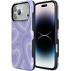 image:imageCasely iPhone 17 Pro Max Case  Midnight Onyx  Black Shimmer  Bold Protective Design  Compatible with MagSafeLove Song  Lavender Heart