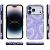 image:imageCasely iPhone 17 Pro Max Case  Midnight Onyx  Black Shimmer  Bold Protective Design  Compatible with MagSafeLove Song  Lavender Heart