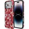 image:imageCasely iPhone 17 Pro Max Case  Midnight Onyx  Black Shimmer  Bold Protective Design  Compatible with MagSafeLove Song Remix  Ombre Hearts