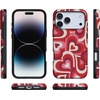 image:imageCasely iPhone 17 Pro Max Case  Midnight Onyx  Black Shimmer  Bold Protective Design  Compatible with MagSafeLove Song Remix  Ombre Hearts