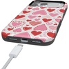 image:imageCasely iPhone 17 Pro Max Case  Midnight Onyx  Black Shimmer  Bold Protective Design  Compatible with MagSafeLove Struck  Heart Stickers