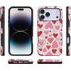 image:imageCasely iPhone 17 Pro Max Case  Midnight Onyx  Black Shimmer  Bold Protective Design  Compatible with MagSafeLove Struck  Heart Stickers