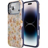 image:imageCasely iPhone 17 Pro Max Case  Midnight Onyx  Black Shimmer  Bold Protective Design  Compatible with MagSafeMushroom Magic  Retro Floral