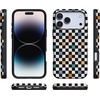 image:imageCasely iPhone 17 Pro Max Case  Midnight Onyx  Black Shimmer  Bold Protective Design  Compatible with MagSafeOld Skool  Retro Checkerboard