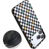 image:imageCasely iPhone 17 Pro Max Case  Midnight Onyx  Black Shimmer  Bold Protective Design  Compatible with MagSafeOld Skool  Retro Checkerboard