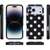 image:imageCasely iPhone 17 Pro Max Case  Midnight Onyx  Black Shimmer  Bold Protective Design  Compatible with MagSafePolka Dots  High Contrast Design