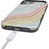 image:imageCasely iPhone 17 Pro Max Case  Midnight Onyx  Black Shimmer  Bold Protective Design  Compatible with MagSafeRide The Wave  Pastel Rainbow Lined