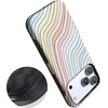 image:imageCasely iPhone 17 Pro Max Case  Midnight Onyx  Black Shimmer  Bold Protective Design  Compatible with MagSafeRide The Wave  Pastel Rainbow Lined