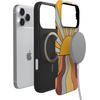 image:imageCasely iPhone 17 Pro Max Case  Midnight Onyx  Black Shimmer  Bold Protective Design  Compatible with MagSafeShine On  Retro Sunset