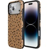 image:imageCasely iPhone 17 Pro Max Case  Midnight Onyx  Black Shimmer  Bold Protective Design  Compatible with MagSafeSpot On  Dotted Animal