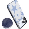 image:imageCasely iPhone 17 Pro Max Case  Midnight Onyx  Black Shimmer  Bold Protective Design  Compatible with MagSafeStars Align  Blue  White Stars