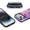 image:imageCasely iPhone 17 Pro Max Case  Midnight Onyx  Black Shimmer  Bold Protective Design  Compatible with MagSafeTie Dying Over You  Purple Marble
