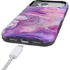 image:imageCasely iPhone 17 Pro Max Case  Midnight Onyx  Black Shimmer  Bold Protective Design  Compatible with MagSafeTie Dying Over You  Purple Marble