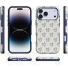 image:imageCasely iPhone 17 Pro Max Case  Midnight Onyx  Black Shimmer  Bold Protective Design  Compatible with MagSafeVintage Garden  Blue Hydrangea