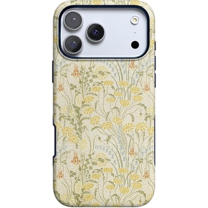 image:imageCasely iPhone 17 Pro Max Case  Midnight Onyx  Black Shimmer  Bold Protective Design  Compatible with MagSafeBoho Blooms  Golden Floral