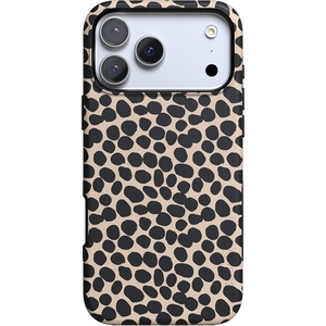 image:imageCasely iPhone 17 Pro Max Case  Midnight Onyx  Black Shimmer  Bold Protective Design  Compatible with MagSafeLost in Spots  Cheetah Print