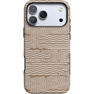 image:imageCasely iPhone 17 Pro Max Case  Midnight Onyx  Black Shimmer  Bold Protective Design  Compatible with MagSafeMocha Ripple  Brown Waves