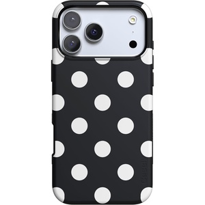 image:imageCasely iPhone 17 Pro Max Case  Midnight Onyx  Black Shimmer  Bold Protective Design  Compatible with MagSafePolka Dots  High Contrast Design