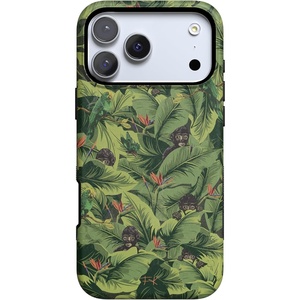 image:imageCasely iPhone 17 Pro Max Case  Midnight Onyx  Black Shimmer  Bold Protective Design  Compatible with MagSafeSneaky Monkeys  Frida Kahlo Jungle Floral