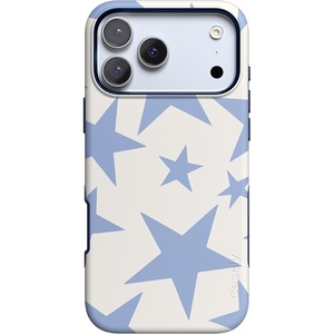 image:imageCasely iPhone 17 Pro Max Case  Midnight Onyx  Black Shimmer  Bold Protective Design  Compatible with MagSafeStars Align  Blue  White Stars
