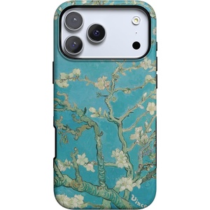 image:imageCasely iPhone 17 Pro Max Case  Midnight Onyx  Black Shimmer  Bold Protective Design  Compatible with MagSafeVan Gogh  Almond Blossom Floral