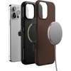 image:imageCasely iPhone 13 Pro Max Case  The Boyfriend Collection  Espresso Brown  Bold Protective Design  MagSafe Compatible Design
