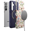 image:imageCasely Galaxy S25 Plus Case  On the Dot  Yellow Polka Dot  Bold Protective Design  Compatible with MagSafeGarden Party  Mushroom Floral