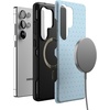 image:imageCasely Galaxy S25 Plus Case  Sweet Jam  Purple Gingham  Bold Protective Design  Compatible with MagSafeOn the Dot  Blue Monochrome Polka Dot