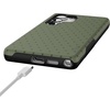 image:imageCasely Galaxy S25 Plus Case  Sweet Jam  Purple Gingham  Bold Protective Design  Compatible with MagSafeOn the Dot  Olive Green Polka Dot