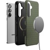 image:imageCasely Galaxy S25 Plus Case  Sweet Jam  Purple Gingham  Bold Protective Design  Compatible with MagSafeOn the Dot  Olive Green Polka Dot
