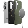 image:imageCasely Galaxy S25 Plus Case  Sweet Jam  Purple Gingham  Bold Protective Design  Compatible with MagSafeOn the Dot  Olive Green Polka Dot